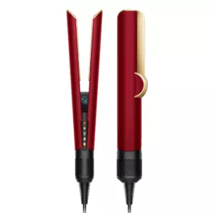 Выпрямитель для волос Dyson Airstrait HT01 + подарочный футляр, Red Velvet/Gold