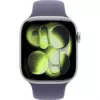 Apple Watch 11 46mm, Silver Aluminum, Purple Fog Sport Band, M/L